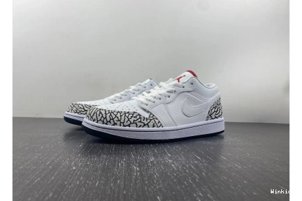 338145-162 Low Jordan Cement  Grey 1 Phat 0813